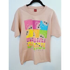 Yalex Gold Unisex Tarsier Philippines Tan Monkey Print Bohol Tee Size Medium